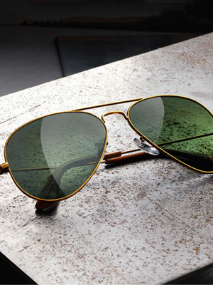 Stylish Green Aviator Sunglasses For Men And Women-SunglassesCarts