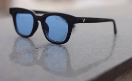 SunglassesCarts Stylish Sky Blue Monster Wayfarer Sunglasses