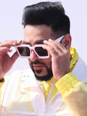 Badshah Oversized White Sunglasses For Men And Women-SunglassesCarts Store