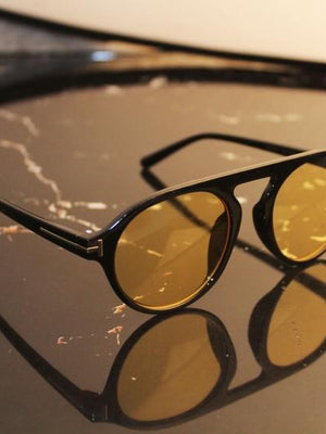 Stylish Black Storm Yellow Candy Wayfarer Sunglasses-SunglassesCarts Premium SunglassesCarts